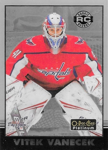#R-82 Vitek Vanecek - Washington Capitals - 2020-21 O-Pee-Chee Platinum - Retro Hockey