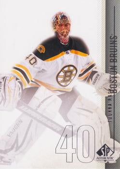#82 Tuukka Rask - Boston Bruins - 2010-11 SP Authentic Hockey