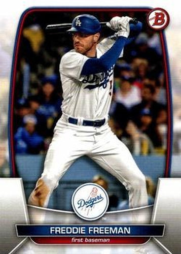 #82 Freddie Freeman - Los Angeles Dodgers - 2023 Bowman Baseball