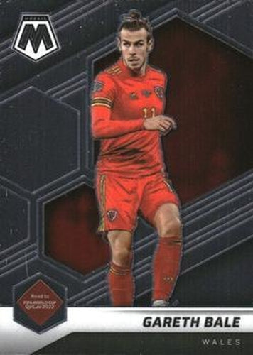 #82 Gareth Bale - Wales - 2021-22 Panini Mosaic Road to FIFA World Cup Soccer