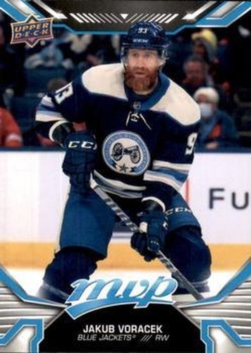 #82 Jakub Voracek - Columbus Blue Jackets - 2022-23 Upper Deck MVP Hockey