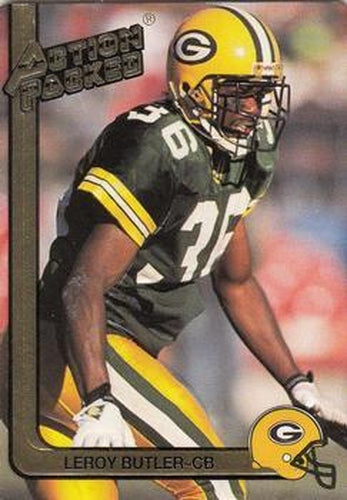 #82 LeRoy Butler - Green Bay Packers - 1991 Action Packed Football