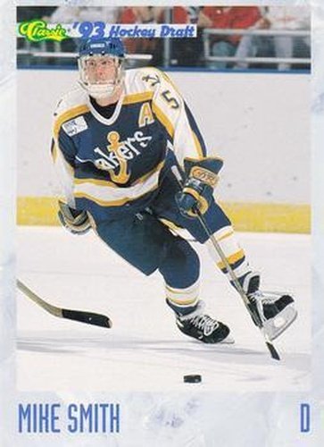 #82 Mike Smith - Lake Superior State Lakers - 1993 Classic '93 Hockey Draft Hockey