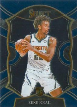 #82 Zeke Nnaji - Denver Nuggets - 2020-21 Panini Select - Blue Basketball