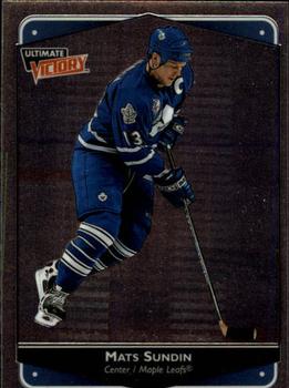 #82 Mats Sundin - Toronto Maple Leafs - 1999-00 Upper Deck Ultimate Victory Hockey