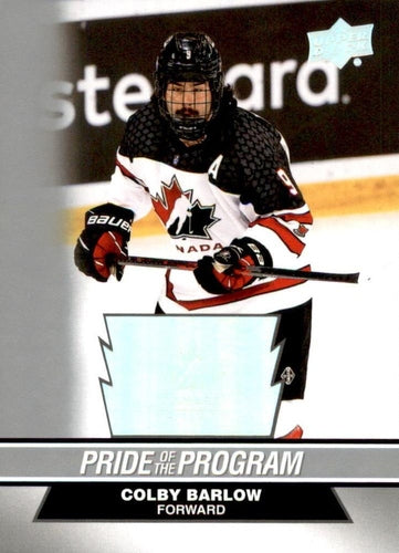 #82 Colby Barlow - Canada - 2023 Upper Deck Team Canada Juniors Hockey