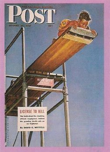 #82 High board - 1993 Comic Images Norman Rockwell Saturday Evening Post