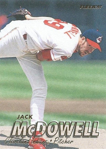 #82 Jack McDowell - Cleveland Indians - 1997 Fleer Baseball