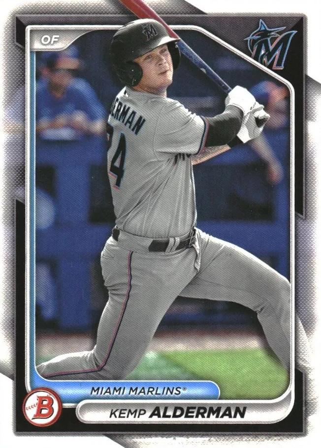 #BP-82 Kemp Alderman - Miami Marlins - 2024 Bowman - Prospects Baseball