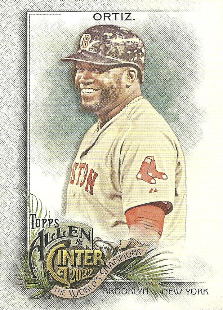 #82 David Ortiz - Boston Red Sox - 2022 Topps Allen & Ginter Baseball