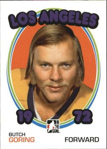 #82 Butch Goring - Los Angeles Kings - 2009-10 In The Game 1972 The Year In Hockey