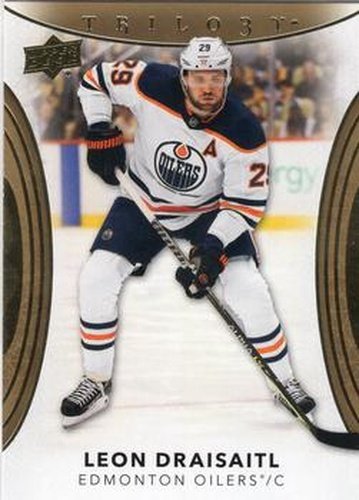 #82 Leon Draisaitl - Edmonton Oilers - 2022-23 Upper Deck Trilogy Hockey