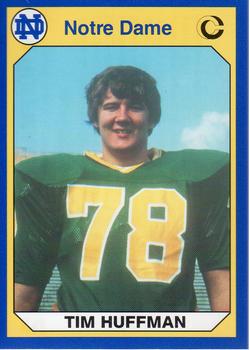 #82 Tim Huffman - Notre Dame Fighting Irish - 1990 Collegiate Collection Notre Dame Football