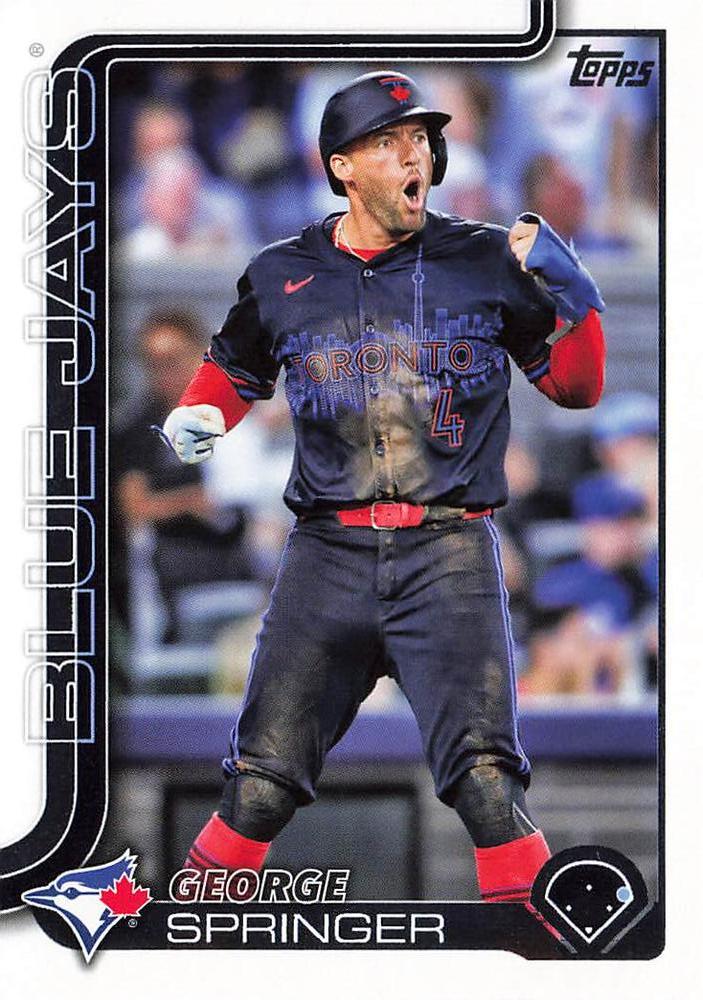 #82 George Springer - Toronto Blue Jays - 2025 Topps Baseball