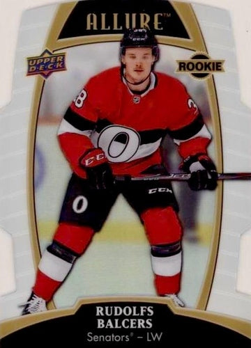 #82 Rudolfs Balcers - Ottawa Senators - 2019-20 Upper Deck Allure - White Rainbow Hockey