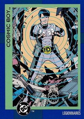 #82 Cosmic Boy - 1993 SkyBox DC Cosmic Teams