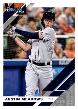 #82b Austin Meadows - Tampa Bay Rays - 2019 Donruss Baseball