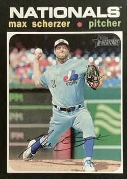 #82c Max Scherzer - Washington Nationals - 2020 Topps Heritage Baseball