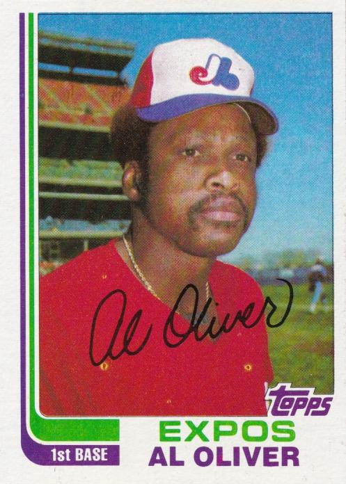 #83T Al Oliver - Montreal Expos - 1982 Topps Traded Baseball