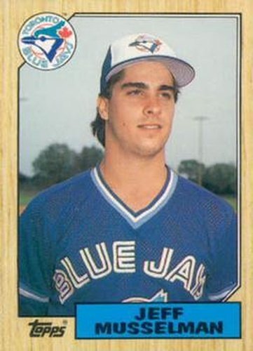 #83T Jeff Musselman - Toronto Blue Jays - 1987 Topps Traded Baseball