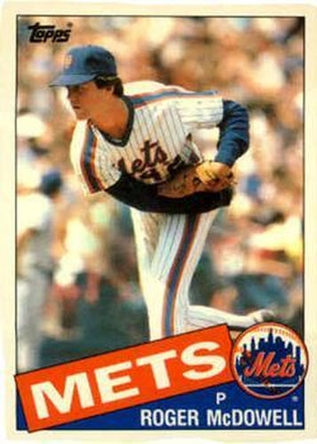 #83T Roger McDowell - New York Mets - 1985 Topps Traded Baseball