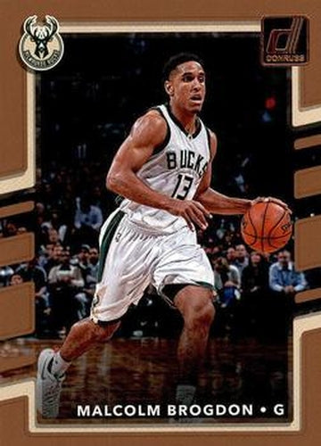 #83 Malcolm Brogdon - Milwaukee Bucks - 2017-18 Donruss Basketball