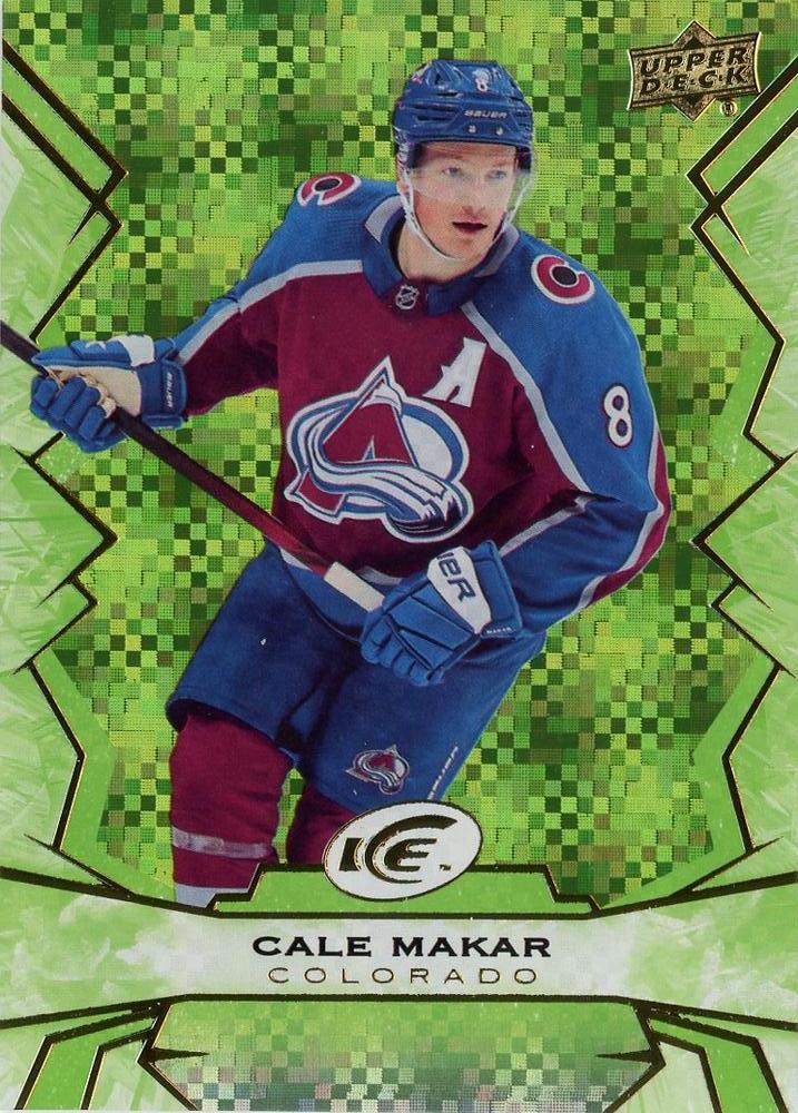 #83 Cale Makar - Colorado Avalanche - 2022-23 Upper Deck Ice - Green Hockey