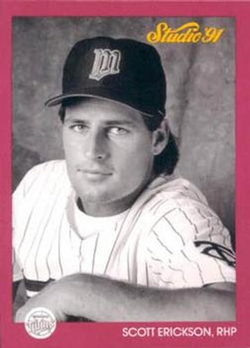 #83 Scott Erickson - Minnesota Twins - 1991 Studio Baseball
