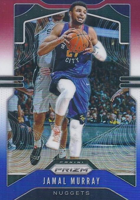 #83 Jamal Murray - Denver Nuggets - 2019-20 Panini Prizm - Prizms Red White and Blue Basketball