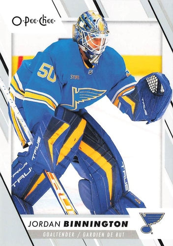 #83 Jordan Binnington - St. Louis Blues - 2023-24 O-Pee-Chee Hockey