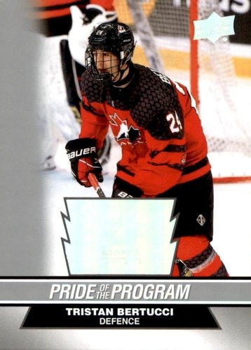 #83 Tristan Bertucci - Canada - 2023 Upper Deck Team Canada Juniors Hockey