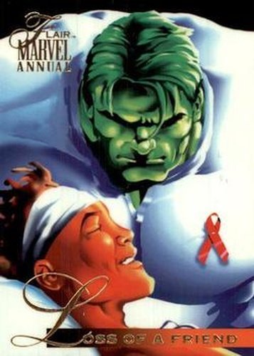 #83 Loss of a Friend - 1995 Flair Marvel Annual