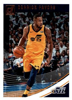 #83 Derrick Favors - Utah Jazz - 2018-19 Donruss Basketball