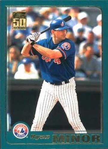 #T83 Ryan Minor - Montreal Expos - 2001 Topps Traded & Rookies Baseball