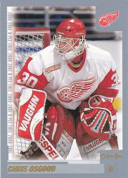 #83 Chris Osgood - Detroit Red Wings - 2000-01 O-Pee-Chee Hockey