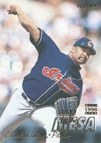 #83 Jose Mesa - Cleveland Indians - 1997 Fleer Baseball