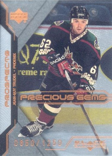 #83 Jean-Guy Trudel - Phoenix Coyotes - 2000-01 Upper Deck Black Diamond Hockey