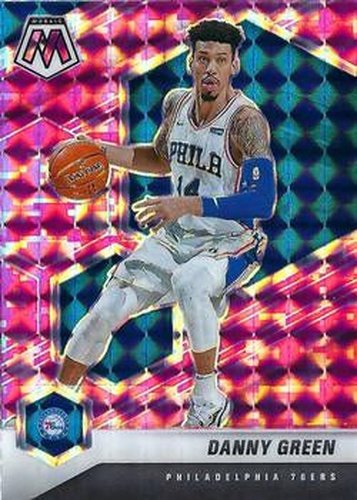 #83 Danny Green - Philadelphia 76ers - 2020-21 Panini Mosaic - Mosaic Camo Pink Basketball