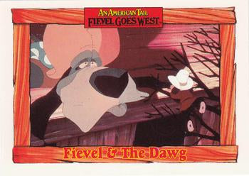 #83 Fievel & The Dawg - 1991 Impel An American Tail: Fievel Goes West