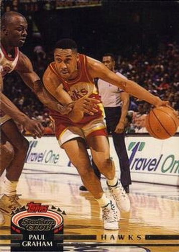 #83 Paul Graham - Atlanta Hawks - 1992-93 Stadium Club Basketball
