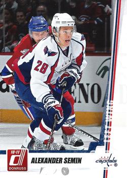 #83 Alexander Semin - Washington Capitals - 2010-11 Donruss Hockey