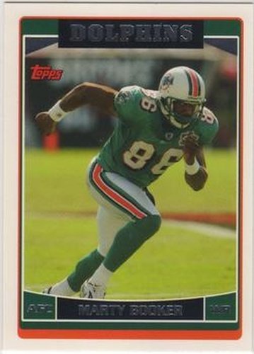 #83 Marty Booker - Miami Dolphins - 2006 Topps Football