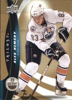 #83 Ales Hemsky - Edmonton Oilers - 2009-10 Upper Deck Trilogy Hockey