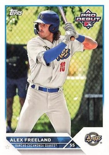 #PD-83 Alex Freeland - Rancho Cucamonga Quakes - 2023 Topps Pro Debut Baseball