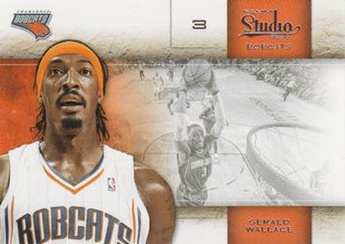 #83 Gerald Wallace - Charlotte Bobcats - 2009-10 Panini Studio Basketball