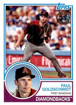 #83-83 Paul Goldschmidt - Arizona Diamondbacks - 2018 Topps - 1983 Topps Baseball 35th Anniversary Baseball