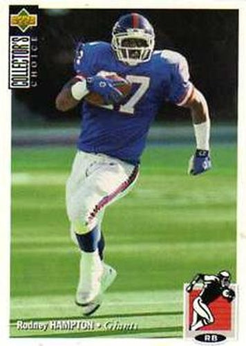 #83 Rodney Hampton - New York Giants - 1994 Collector's Choice Football