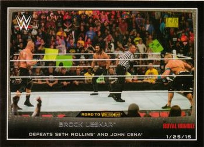 #83 Brock Lesnar - 2015 Topps WWE Road to Wrestlemania Wrestling