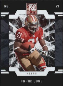 #83 Frank Gore - San Francisco 49ers - 2009 Donruss Elite Football