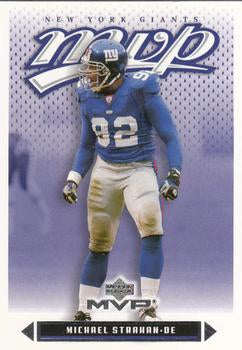 #83 Michael Strahan - New York Giants - 2003 Upper Deck MVP Football
